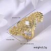 Brass Adjustable Finger Rings for Women AX2322-6
