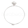 Brass Charm Necklace BJEW-Q350-07D-P-3