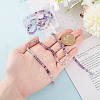 GOMAKERER 2 Strands Natural Fluorite Beads Strands G-GO0001-60-5