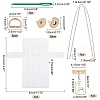 Plastic Shoulder Bag Making Kits DIY-WH0210-51-2