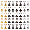 Gorgecraft 200 Sets 4 Colors Iron Grommet Eyelet Findings SCRA-GF0001-02-1