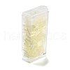 10G Ceylon Glass Twist Bugle Beads SEED-L012-01B-2