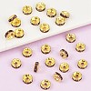 Brass Rhinestone Spacer Beads RB-A014-Z6mm-10G-2