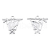 Non-Tarnish 201 Stainless Steel Pendants STAS-N098-266P-1