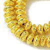 Electroplated Natural Lava Rock Beads Strands G-I360-P01-01-2