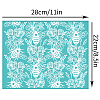 Self-Adhesive Silk Screen Printing Stencil DIY-WH0338-259-2