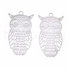 201 Stainless Steel Filigree Pendants STAS-R102-23P-2