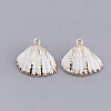 Electroplate Sea Shell Pendants SSHEL-S261-06-2