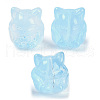 Transparent Spray Paint Glass Beads X1-GLAA-H035-01E-1