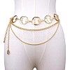 Alloy Moon Link 3 Layer Waist Chains for Women WGF4895-07-1