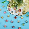 Gorgecraft 108Pcs 9 Colors Star Sew on Rhinestone OACR-GF0001-13-4