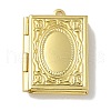 Brass Locket Pendants X-KK-Q019-11G-1
