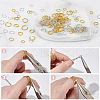 WADORN 1260pcs 6 Styles Aluminum Wire Open Jump Rings ALUM-WR0001-02-3
