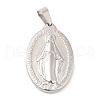 Non-Tarnish 304 Stainless Steel Pendants STAS-I121-07P-1