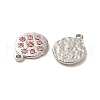 304 Stainless Steel Pendants STAS-L022-057P-02-2