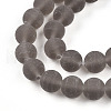 Transparent Glass Beads Strands GLAA-T032-T10mm-MD02-3