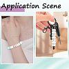 SUNNYCLUE 100Pcs Rondelle Silicone Focal Beads SIL-SC0002-25-5