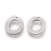 Tarnish Resistant 304 Stainless Steel Charms STAS-F175-02P-O-1
