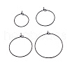 24Pcs 4 Size 316L Surgical Stainless Steel Hoop Earring Findings STAS-ZZ0001-03EB-1