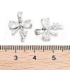Brass Micro Pave Cubic Zirconia Pendants KK-P271-06P-C-3