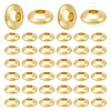 40Pcs Brass Spacer Beads KK-LP0001-10-1