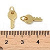 Rack Plating Brass Cubic Zirconia Charms X-KK-Q795-07G-3