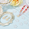 SUNNYCLUE 200Pcs Acrylic Bead Caps OACR-SC0001-83F-4