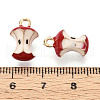 Fruit Alloy Enamel Charms ENAM-N062-06D-3