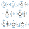 Tibetan Style Alloy Toggle Clasps PALLOY-TA0001-47AS-8