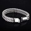 Punk Style 304 Stainless Steel Curb Chain Bracelets for Men WGFAED6-05-3