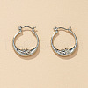Moon Alloy Hoop Earrings FS-WG73DC3-02-1