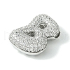 Rack Plating Brass Cubic Zirconia Pendants KK-S378-02P-B-2