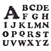 26 Letters Cloth Iron/Sew on Patches PJ-TAC0004-04D-1