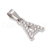 26Pcs Alloy with Crystal Rhinestone Charms PALLOY-JF03698-4