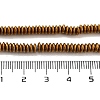 Electroplated Synthetic Non-magnetic Hematite Beads Strands G-P545-A01-01H-4