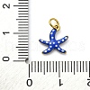 304 Stainless Steel Enamel Charms X-STAS-E550-40G-04-3