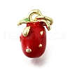 Brass with Enamel Charms KK-Q066-01F-G-1