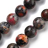 Natural Multi-Color Agate Beads Strands G-A261-B06-14mm-2