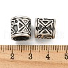 316 Surgical Stainless Steel European Beads STAS-Q326-01AS-08-3