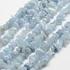 Natural Aquamarine Beads Strands X-G-F328-32-1