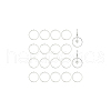 BENECREAT 20Pcs Brass Links Connectors KK-BC0013-97-7