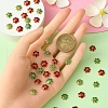 40Pcs 4 Styles Alloy Enamel Beads Caps ENAM-YW0003-97-5
