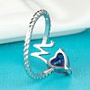 Letter Brass Cuff Rings FS-WG51B9B-13-3