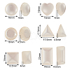Opaque Resin Cabochons RESI-CJ0001-122-2