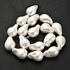 Electroplate Porcelain Beads Strands BSHE-C009-04A-3