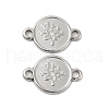 Tarnish Resistant 304 Stainless Steel Connector Charms STAS-B032-40P-2