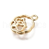 Brass Pendants KK-D312-02G-2