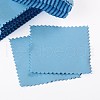 Suede Fabric Square Silver Polishing Cloth X-AJEW-G005-01-1