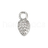 Brass Micro Pave Cubic Zirconia Pendants KK-M322-48P-01-1