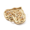 Brass Micro Pave Cubic Zirconia Pendants KK-D283-32G-01-2